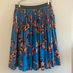 Halogen Pleated Midi Skirt